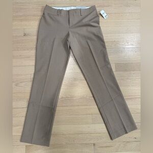 GAP True Straight Tan Straight Leg Dress Pants Size 6R Regular